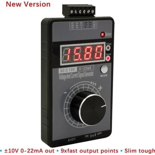 Voltage and current signal generator Analog 0-5V 0-10V 4-20mA Pocket Adjustable Voltage Current Simulator Calibrator