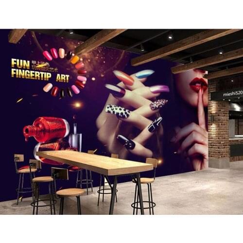 Custom murals 3d photo wallpaper Vintage Make-up Nail art wall paper background Decorative painting modern 3d wallpaper mural