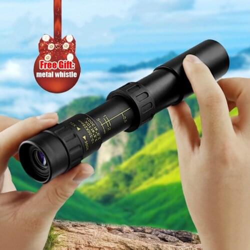 10-300x40mm Monocular Telescope Super Zoom Monocular Quality Eyepiece Portable Binoculars Hunting Night Vision Scope Camping