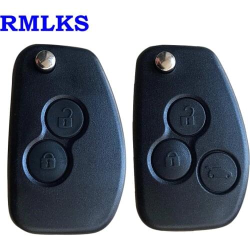 Replacement Flip Folding Remote Car Key Case Cover Key Shell Fit For Renault Dacia Modus Logan Clio Espace