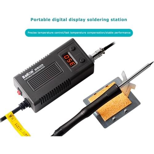 50W Soldering Station Digital Display Electric Soldering Iron BK950D with T13 Iron Tips Welding Tool Universal Welding 0-500 (℃)