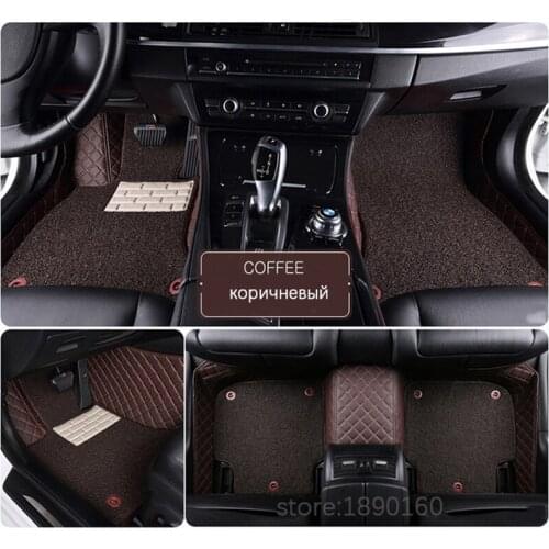 Custom car floor mats for HUMMER H2 H3 car styling auto accessories car Stickers carpet Custom foot mats 3D Car carpet