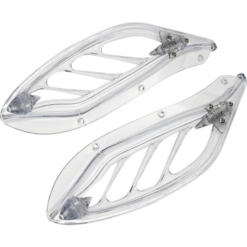 Motorcycle Adjustable Side Wings Windshield Air Deflector Fairing for Universal 1996-2013
