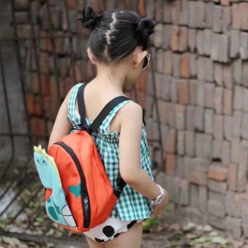 New Boys Dragon Cartoon Dinosaur Pattern Backpack 1-3-5 Year Old Kindergarten Boys And Girls Lovely Small Bag Backpack Bags