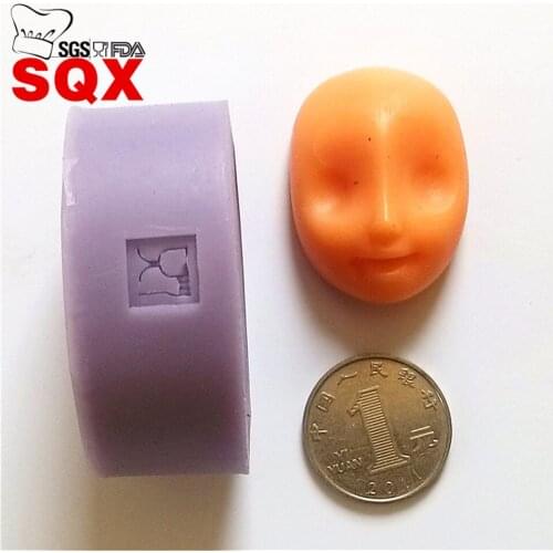 SQX factory shop, baby face cake silicone fondant mold for cake decorating tools kitchen accessories SQ15214