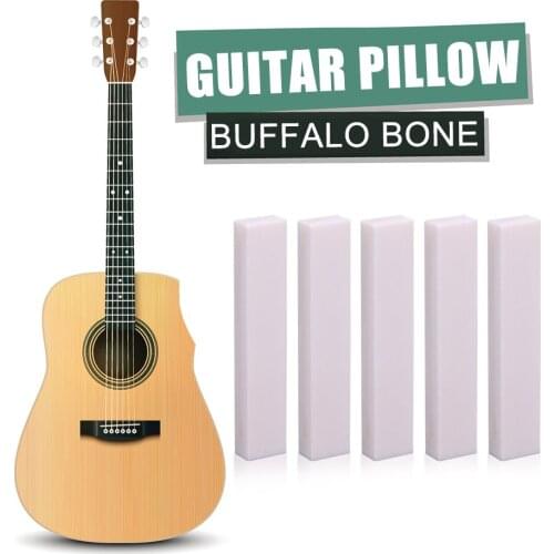 Strings Guitar Replacement Part Musical Enjoyable Instrument Buffalo Bone Saddle Nut Supplies for Acoustic Guitar