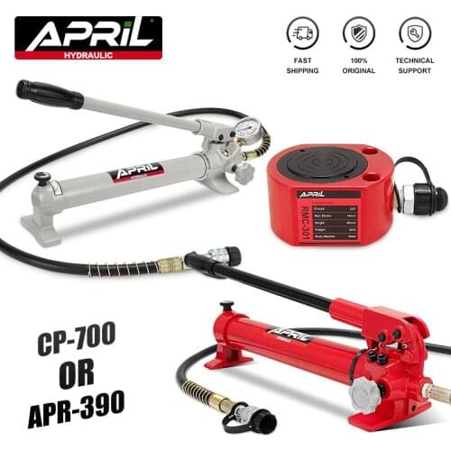 Super Thin Type Hydraulic Cylinder RMC-301 Hydraulic Lifting Jack Work Travel of 14mm Output 30 Tons