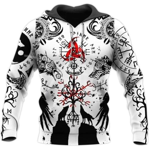 Tessffel Viking Tattoo Beautiful Pattern 3D Print Tracksuit Casual 3DfullPrint Hoodie/Sweatshirt/Jacket/Mens Womens H8