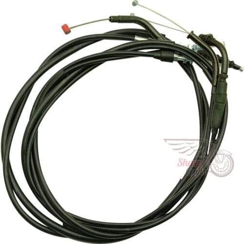 Motorcycle Modified Lengthen Extended Throttle Line Clutch Cable Wire 165CM For Honda Shadow VT400 Steed VLX400 600 Magna VF250
