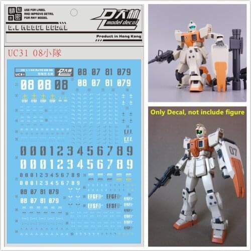 D.L high quality Decal water paste UC31 For Bandai HG 1/144 RGM-79 GM Ground Type Gundam DL131