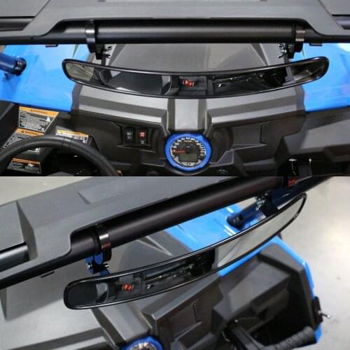 UTV Rear View Race Mirror with 2" Clamp for Can Am Commander Maverick 800 1000 for POLARIS RZR XP 900 Ranger for Yamaha Viking