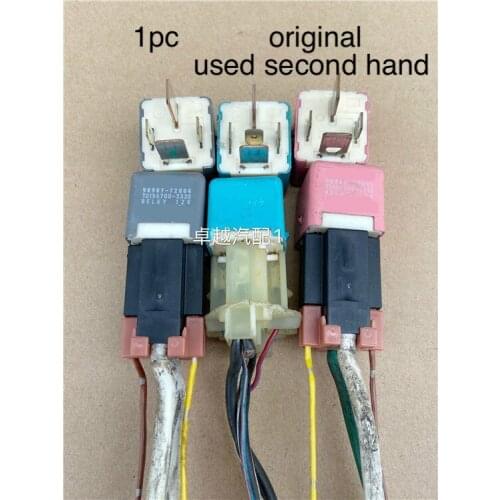 1pc original used second hand fan start light air conditioner high-power high-current car relay for Toyota