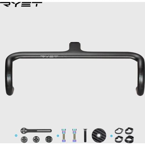 Free Shipping lexon Carbon Handlebar 28.6mm Integrated Bar Road Bicycle Handlebar matt black Road Bike Handlebar