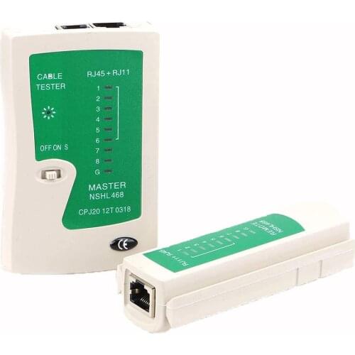 25mA Portable RJ45/RJ11 Multi-functional Network Lan Cable Wire Tester Tracker Tool Networking Tools Computer Accessories