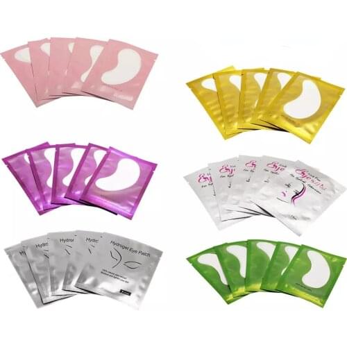 50PCS Eye Mask Collagen Eyelash Grafting Special Isolation Ultra-Thin Film Pad Hydrogel Moisturizing Essence Cream Protect
