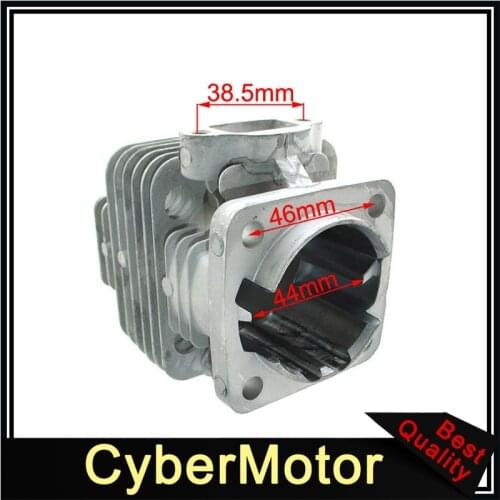 44mm Ported Performance Racing Block Bore Cylinder For 2 Stroke 47cc 49cc Engine Mini Moto Dirt Pocket Bike ATV Quad
