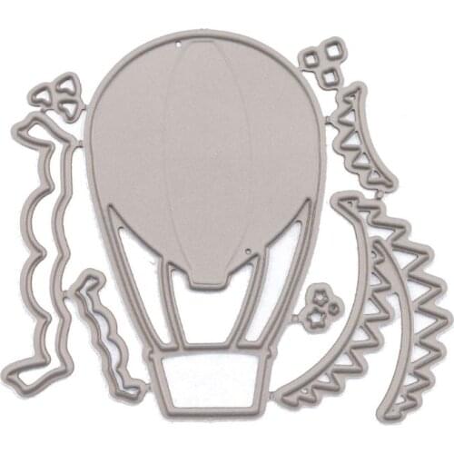 Hot Air Balloon Metal Cutting Dies Stencil Scrapbooking DIY Album Stamp Paper Card Embossing Decor Craft