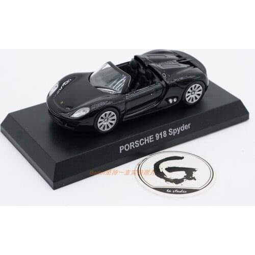 Kyosho 1/64 Porsche 918 Spyder Diecast Collection of Simulation Alloy Car Model Children Toys