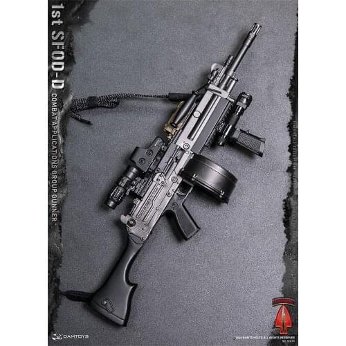 For Sale DAMTOYS 1/6th DAM 78074 American Delta Machine Gunner Weapon Battle Rifle Model Set For Doll Action Collectable