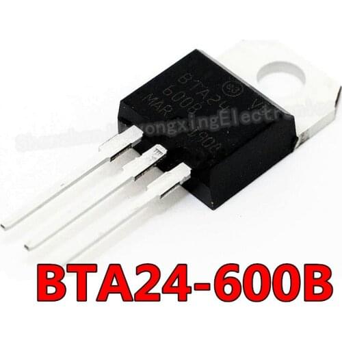 5-10PCS BTA24-600B TO220 BTA24-600 BTA24 600B TO-220 new and original IC Chipset