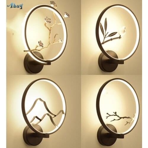 Chinese Style Wall Lamp Bedroom Light Loft Decor Indoor Modern Indoor Lighting Vintage Lamps E27 LED Living Room Corridor
