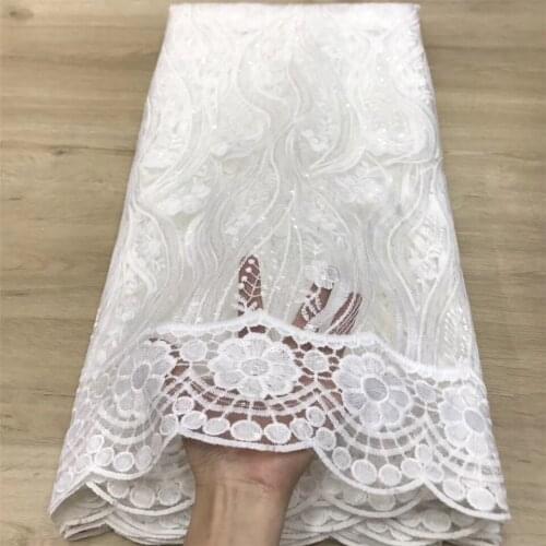 The Latest African Lace Fabric 2021 High-quality Lace Embroidery French Lace Nigeria Lace Fabric Material J3666