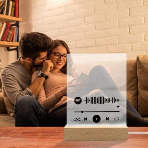 Personalized Acrylic Music Board Album Cover Personal Photo Style Plaque Spotify Glass Album Cover Song Plaque Frame