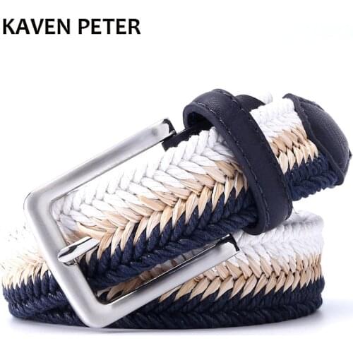 Weave Belt Men In Mens Belts And Cummerbunds Wax Rope And Straw Mixed Braided Size From 90 CM To 160 CM Large Size