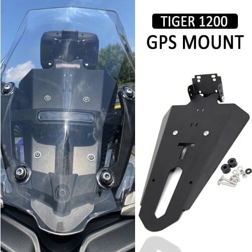 NEW Motorcycle For Triumph Tiger 1200 Front Phone Stand Holder Smartphone Phone GPS Navigaton Plate Bracket 2018 2019 2020