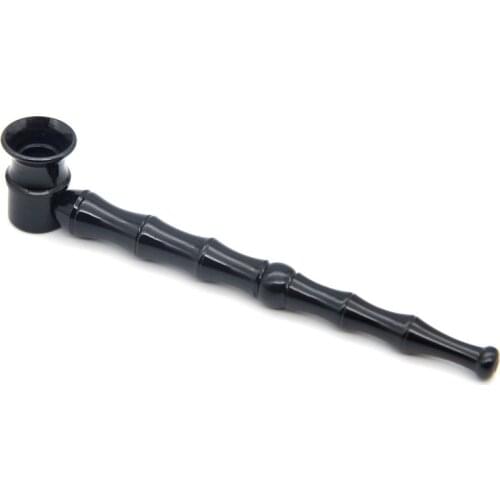 Aluminum Alloy Hand Pipe Smoking Pipe Metal Tobacco Pipes for Home Party DIY Xmas Heat-resistant Non-stick Cigarette Accessories