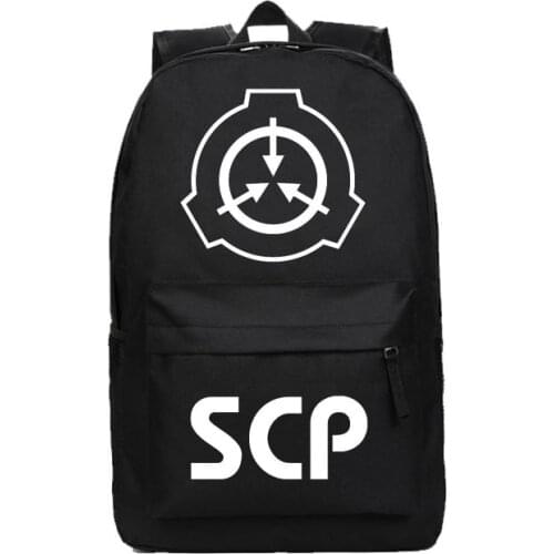 Anime SCP backpack children student backpack schoolbag luminous backpack bag