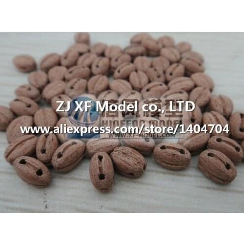 Free shipping Ancient sailing boat model accessories Block Single pulley model Sapele pulley 10pcs/lot