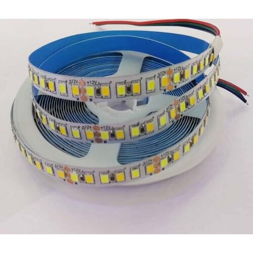FREE DHL 100m/200m 900LED High Bright DC12V 2835SMD CW+WW LED Strip light 180LED/m white/warm/nature