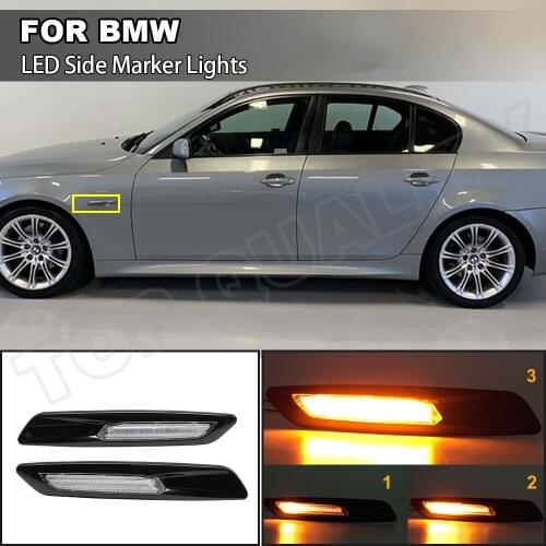 LED Turn Signal Lamp LED For BMW E60 E61 E82 E88 E90 E91 E92 E93 Light Car Dynamic Side Marker Sequential Indicator Blinker