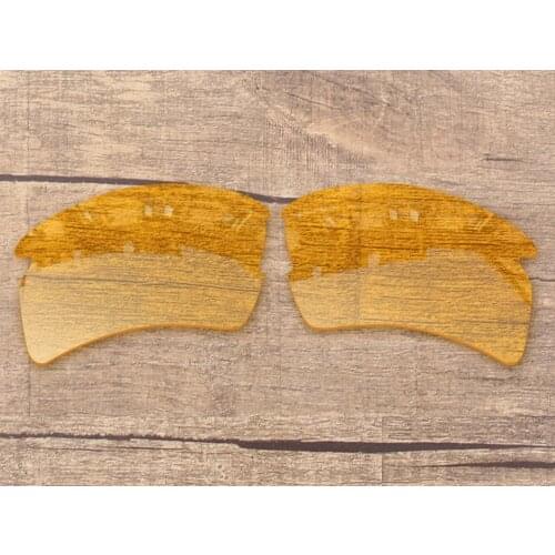 Vonxyz High Intensity Yellow Replacement Lenses for-Oakley Flak 2.0 OO9295 Frame