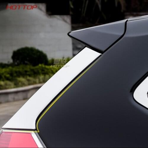 Stainless Steel Rear Window Spoiler Side Cover For Nissan X-trail X Trail 2017 2018 Rogue T32 Auto Accessories Car Styling
