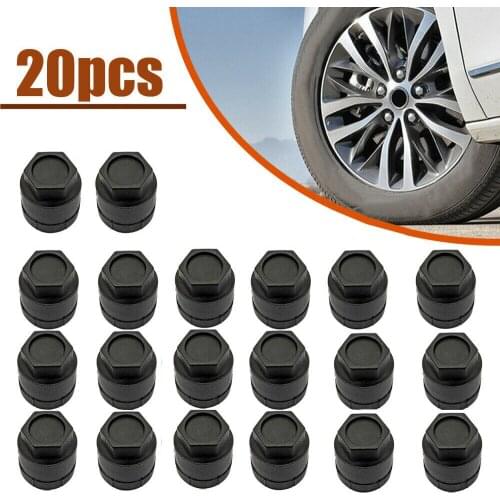 20Pcs Car Wheel Lug Nut Cover Cap Water Proof For Chevrolet Camaro 10028614 Wheel Bolt Screw Cover Parts