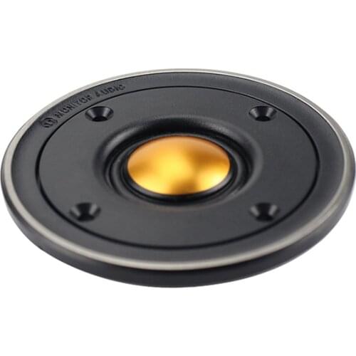 3 inch Tweeter Speaker 6ohm 60W Hifi 82mm Treble Loudspeaker For BX2 Replacement Home Audio Diy Dome Gold Film On Sale Fashion