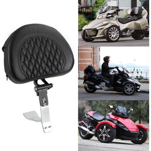 Artudatech ATV Adjustable Driver Backrest fit for Can Am Spyder RT SE6 SM6 SE5 2008-2017 Motor Bike Accessories Parts