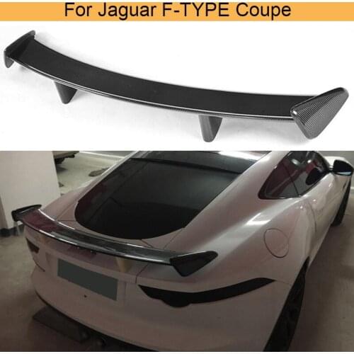 Carbon Fiber Car Rear Spoiler Lip Wing for Jaguar F-TYPE Coupe 2014-2018 R S SVR 400 Sprot