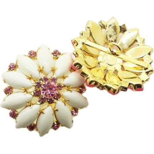 10Pcs/lot 40mm Shank Buttons For Clothing Rhombus Decoration Sewing Button Accessories Free Shipping