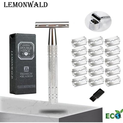 Lemonwald Men Razor Double Edge Safety Razor Wet Shaving Advanced Quality Razors Classic Suitable For All Standard Razor Blades
