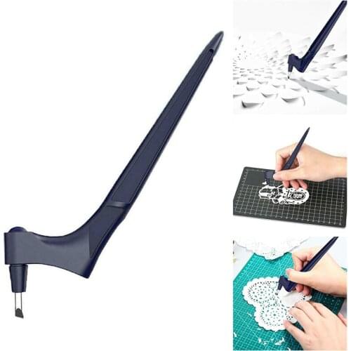 Craft Cutting Tools Carving Pen Rotatable Hand Engraving Craft Paper Scrapbooking Stencil Cutter Hand Account Knife Cut Tool