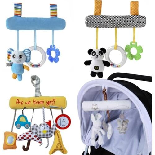 Baby Hanging Bed Safety Seat Frog Elephant Rabbit Bear Car Stroller Pram Cot Babyplay Travel Cute Toy Gifts 40% off