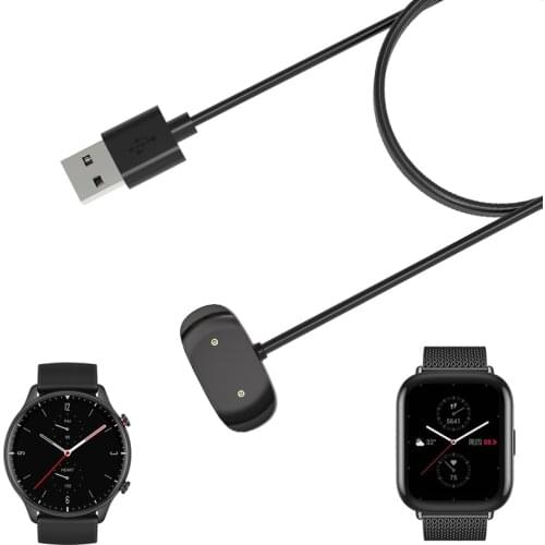 Dock Charger Adapter USB Charging Cable Cord for Amazfit GTR2/GTR 2E /GTS 2 GTS2 Mini/Bip U/Pro/Pop/Zepp E Sport Smart Watch