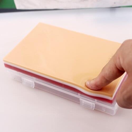 Surgical suture Stitching practice skin model Intravenous training Double eyelid silicone model