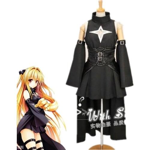 Eve Cosplay Costume Anime To Love-Ru Darkness Golden Darkness Konjiki no Yami Uniform Clothing Halloween Costumes