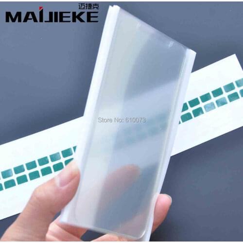 MAIJIEKE 50pcs 250um Optical Clear Adhesive for iPhone X 10 OCA Glue Touch Glass Lens Film+easy tear stick