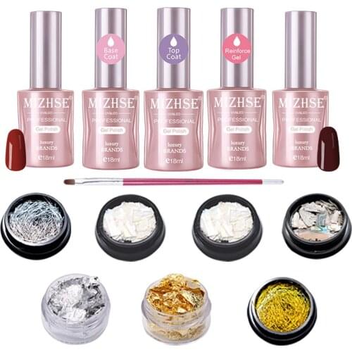 MIZHSE Transparent Gel Nail Polish