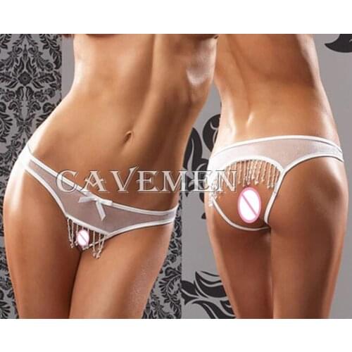 Crystal modification No crotch * 2176 *Ladies Thongs G-string Underwear Panties Briefs T-back Swimsuit Bikini Free Shipping